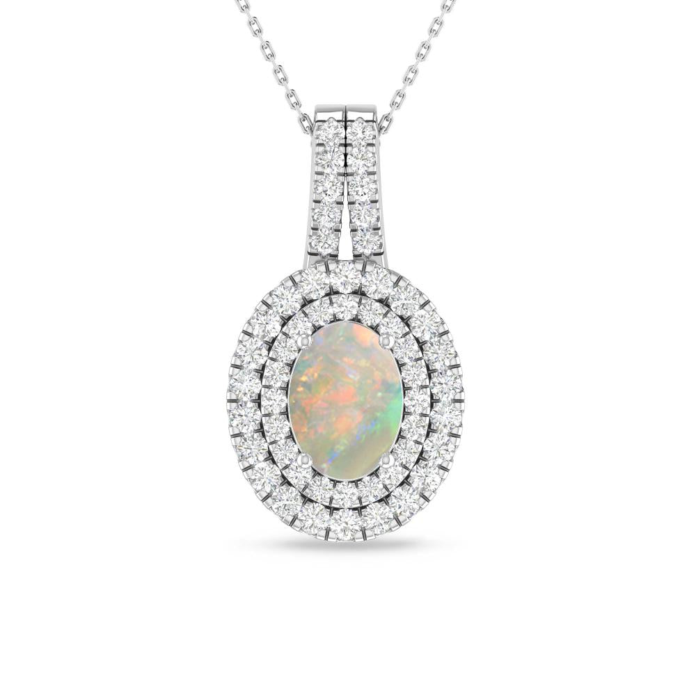 White Gold - Opal