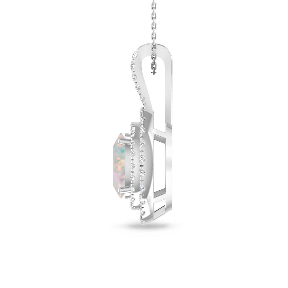 White Gold - Opal