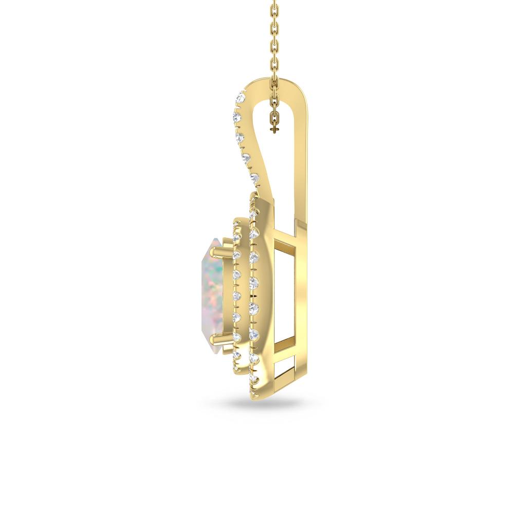 Yellow Gold - Opal