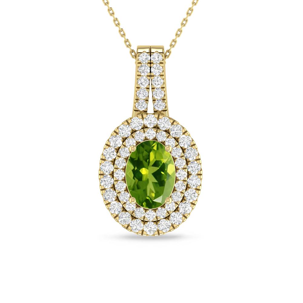 Yellow Gold - Peridot