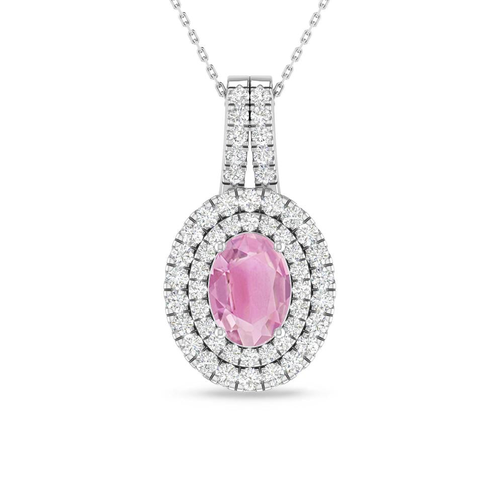 White Gold - Pink Tourmaline