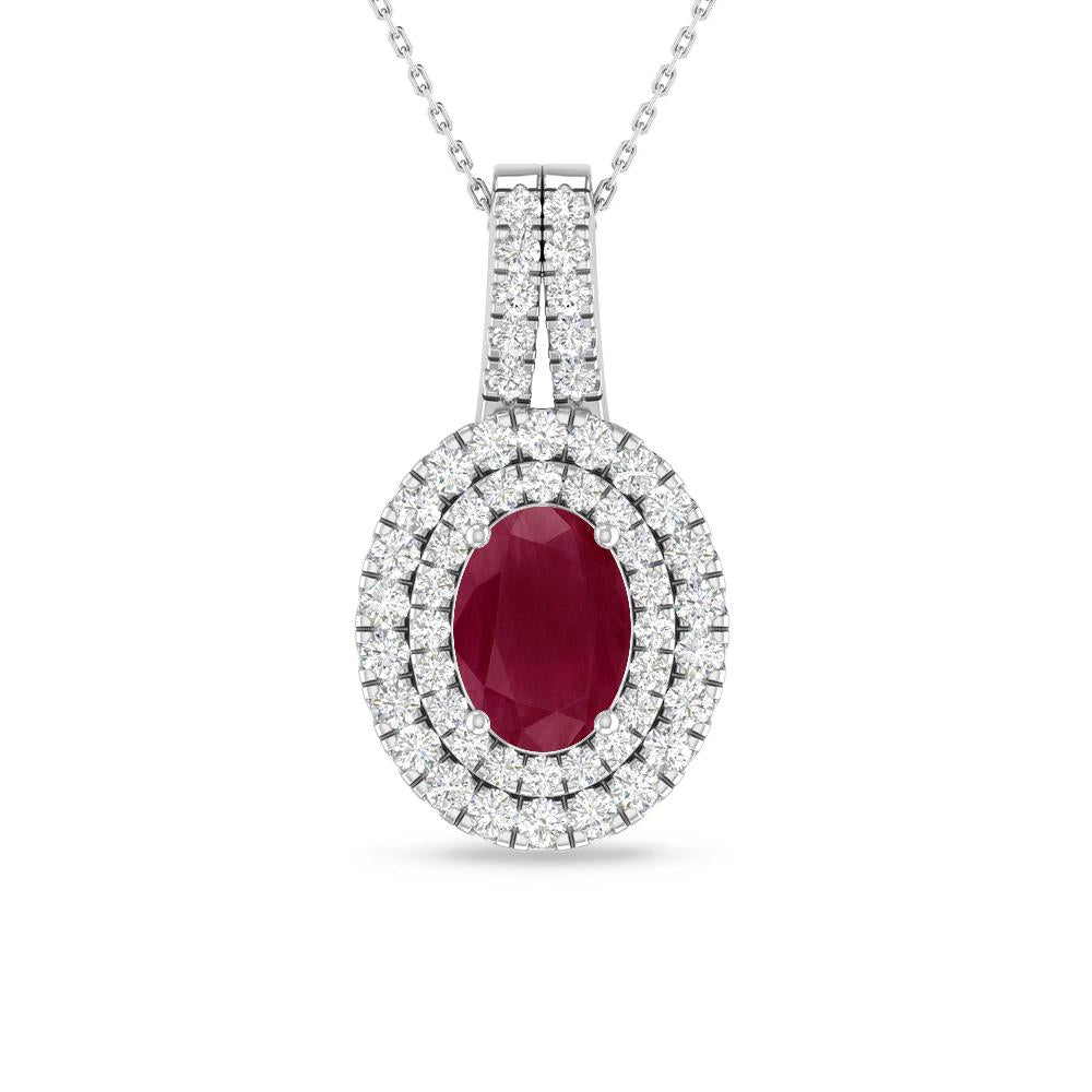 White Gold - Ruby