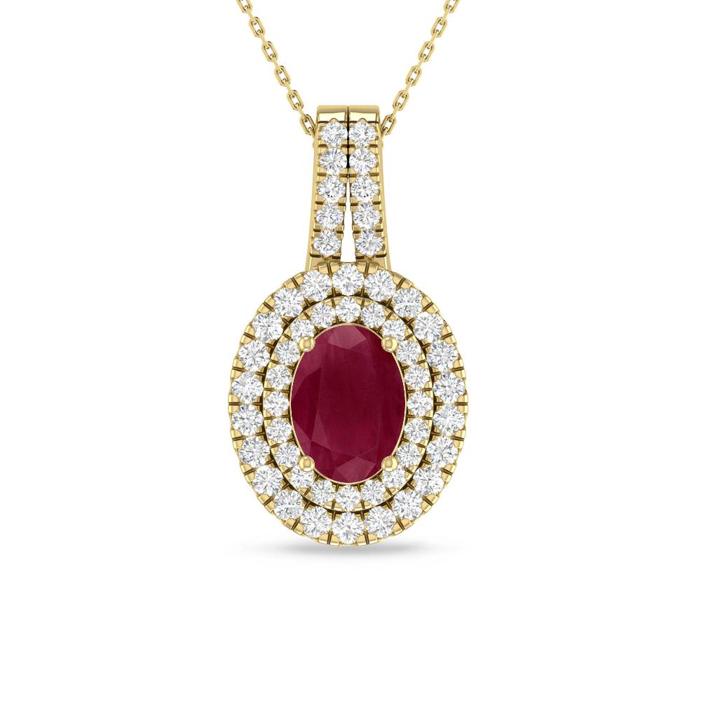 Yellow Gold - Ruby