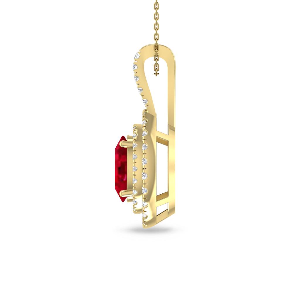 Yellow Gold - Ruby
