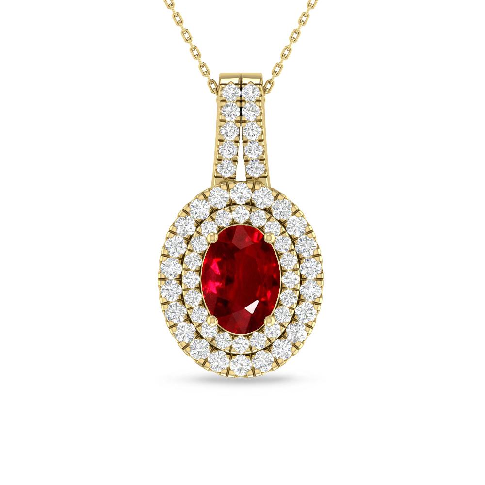 Yellow Gold - Ruby