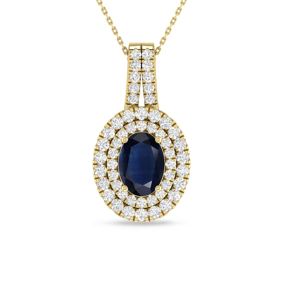 Yellow Gold - Sapphire