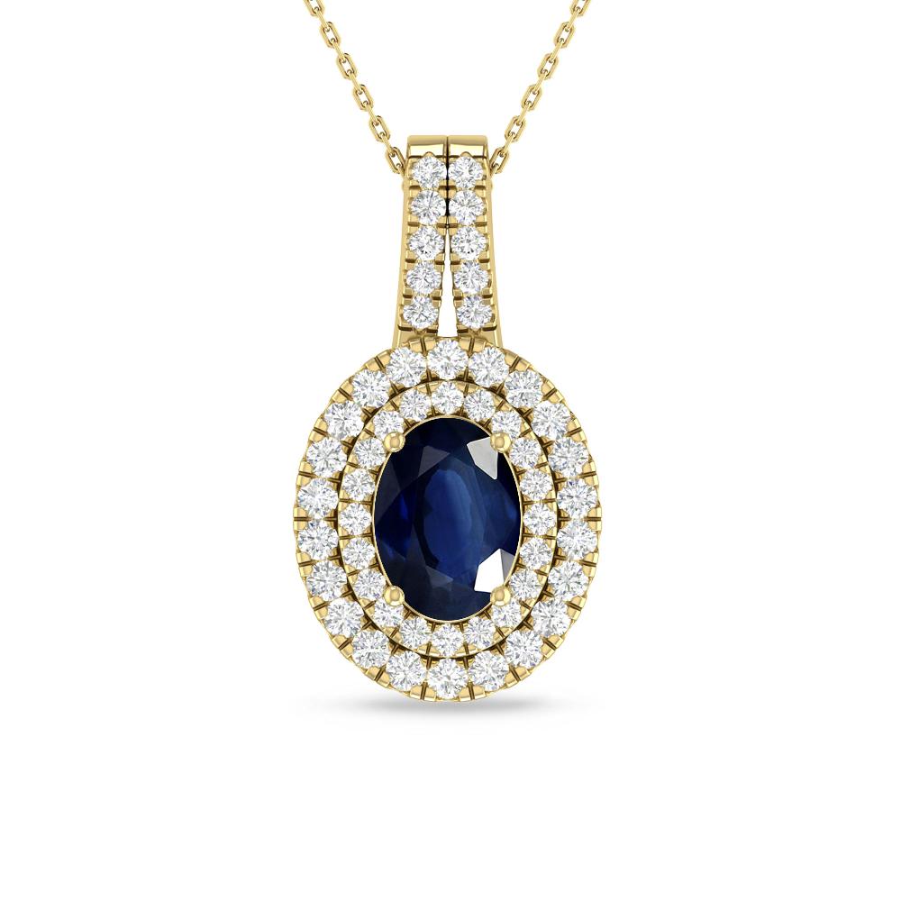 Yellow Gold - Sapphire