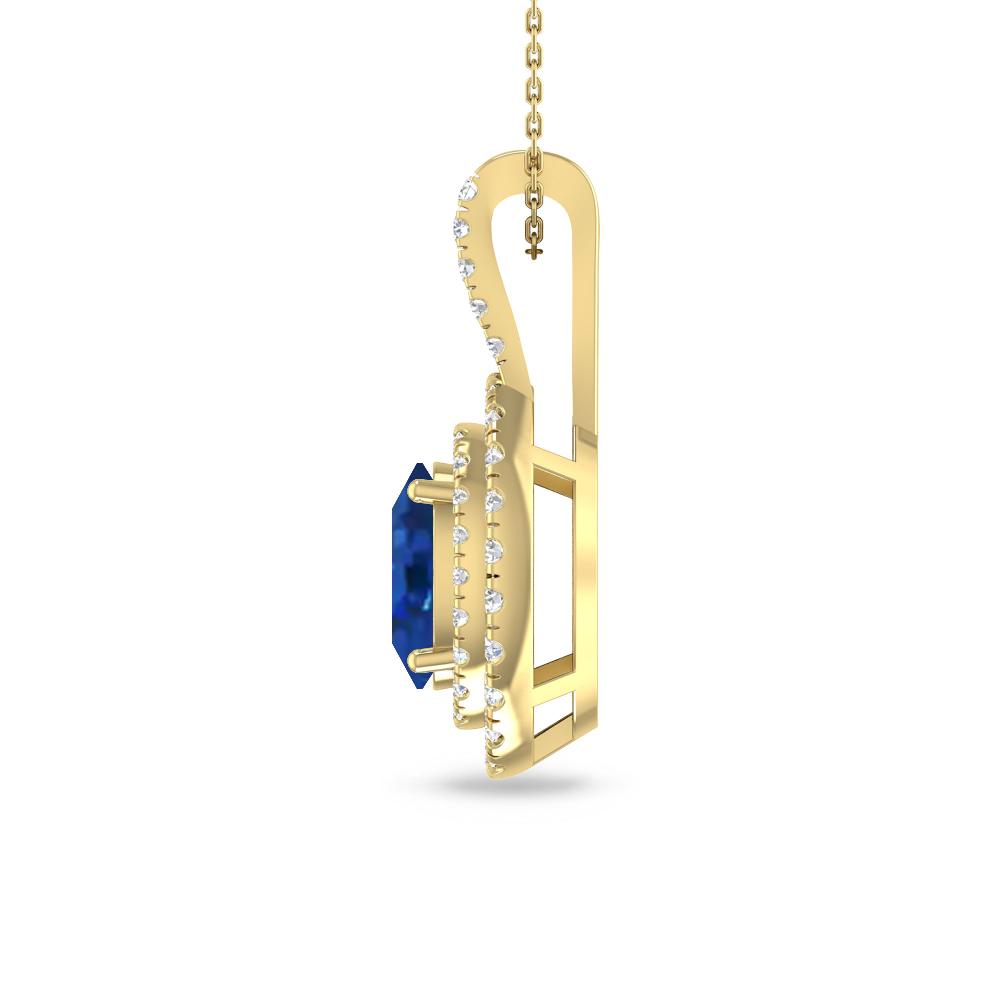 Yellow Gold - Sapphire