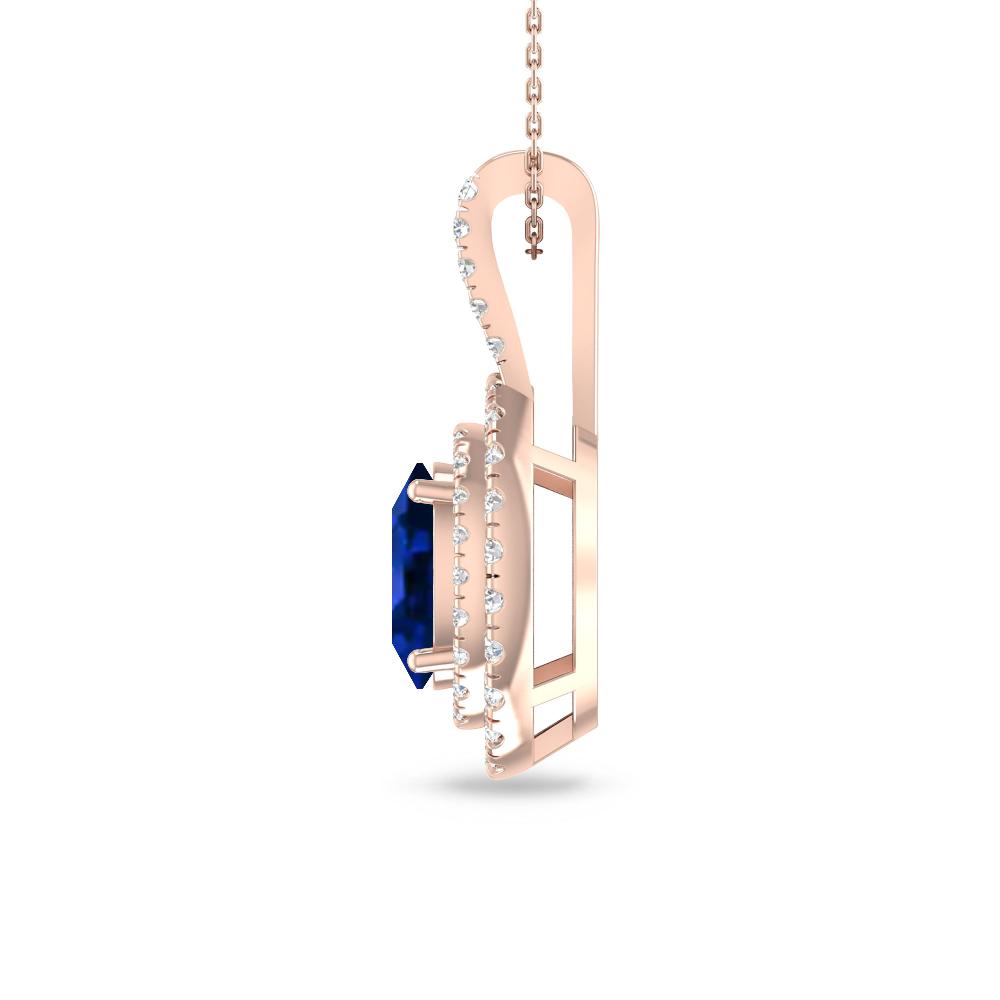 Rose Gold - Sapphire
