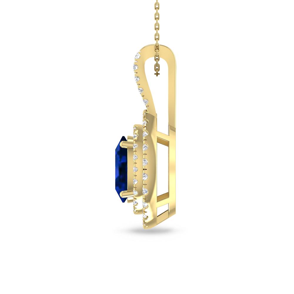 Yellow Gold - Sapphire