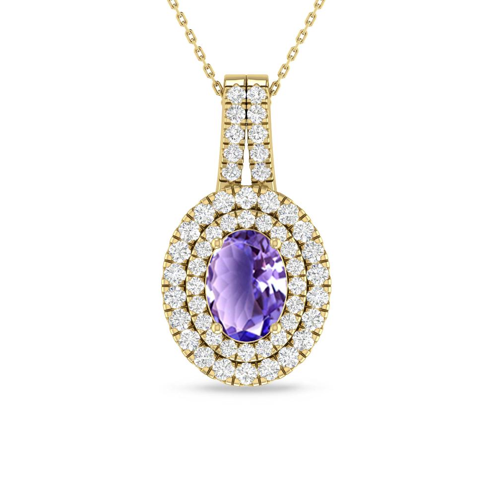 Yellow Gold - Tanzanite
