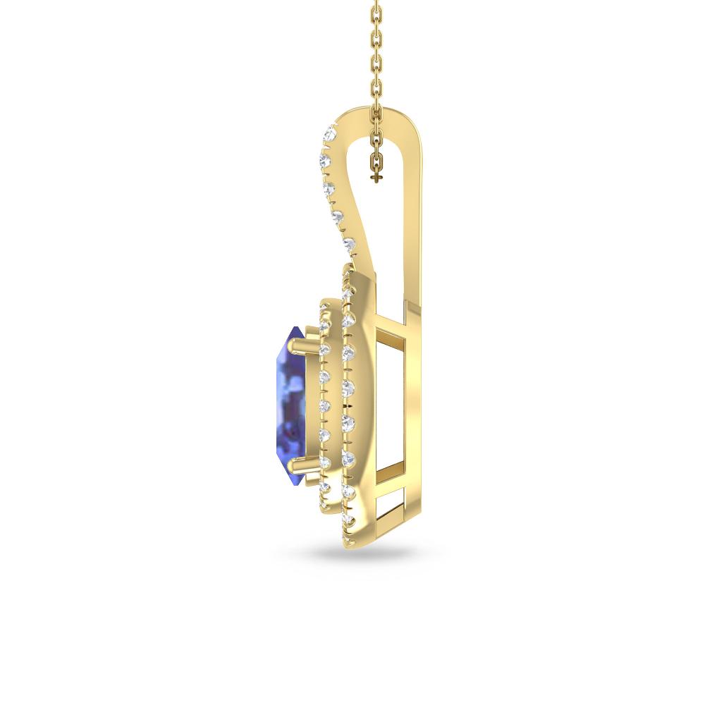Yellow Gold - Tanzanite