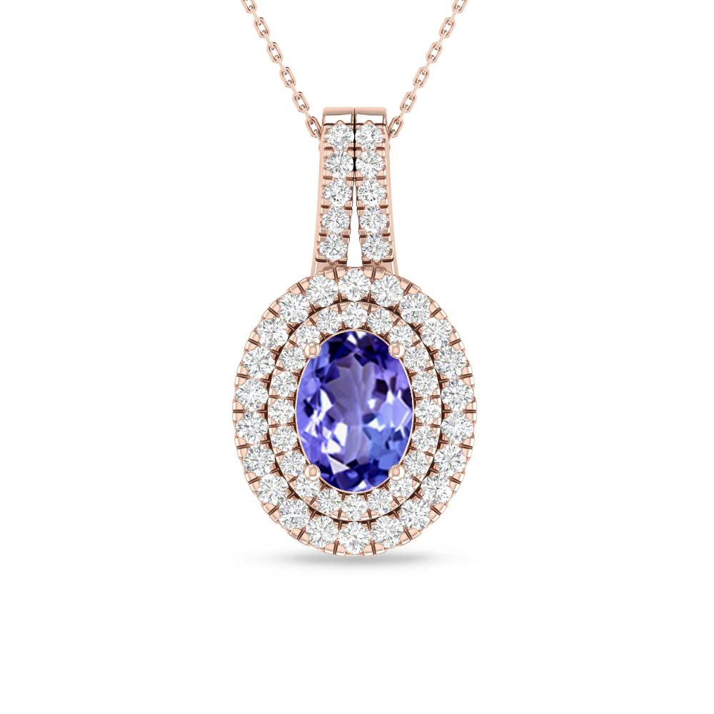 Rose Gold - Tanzanite