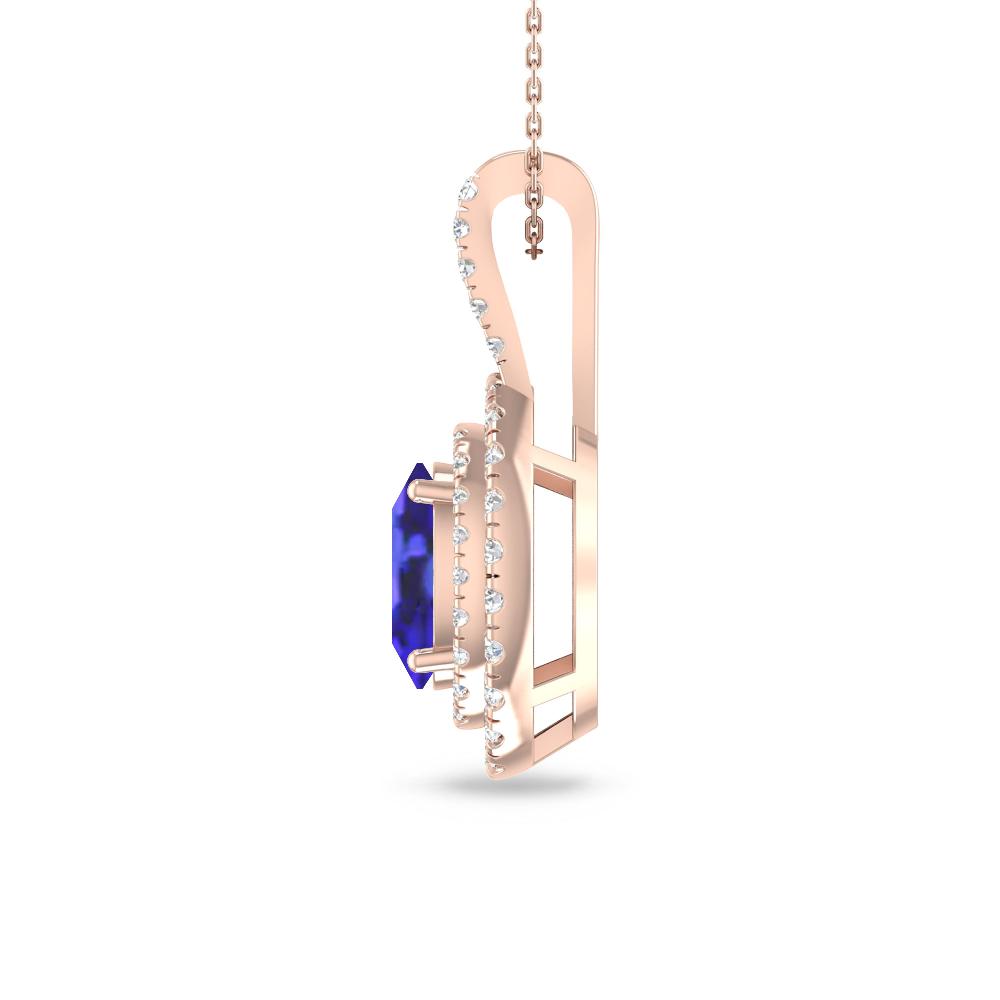 Rose Gold - Tanzanite