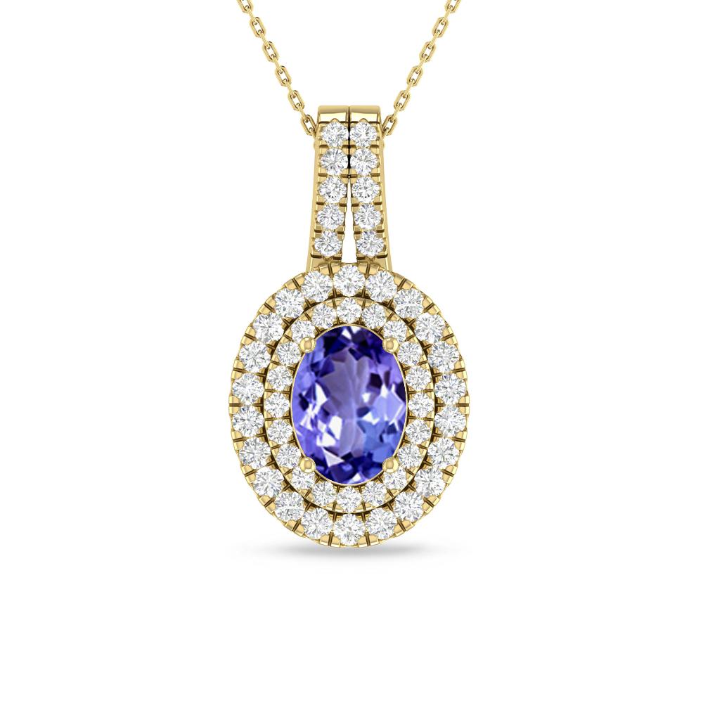 Yellow Gold - Tanzanite