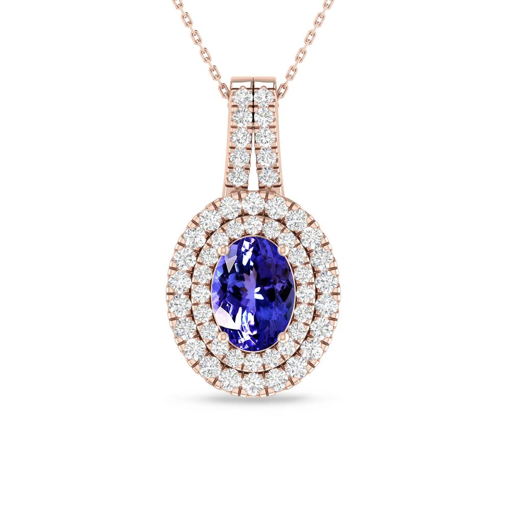 Rose Gold - Tanzanite