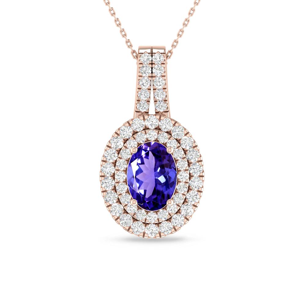 Rose Gold - Tanzanite