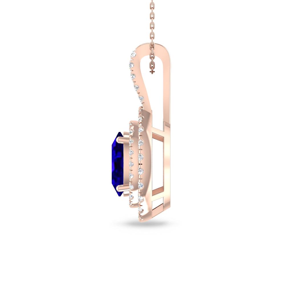 Rose Gold - Tanzanite