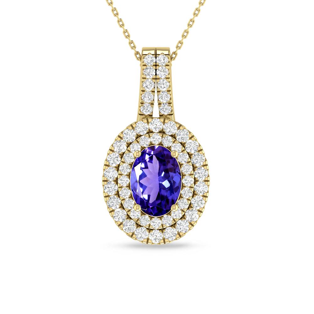 Yellow Gold - Tanzanite