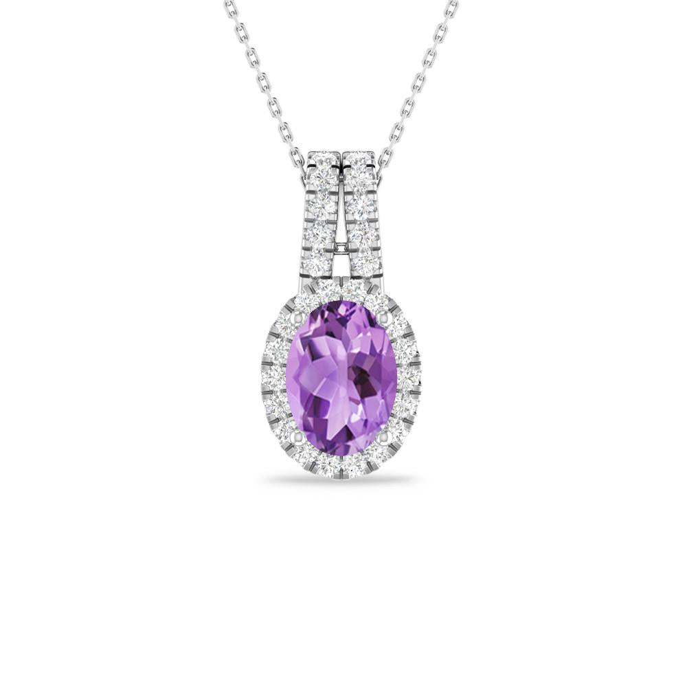 White Gold - Amethyst