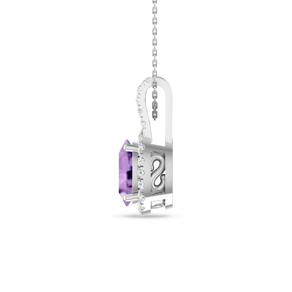 White Gold - Amethyst
