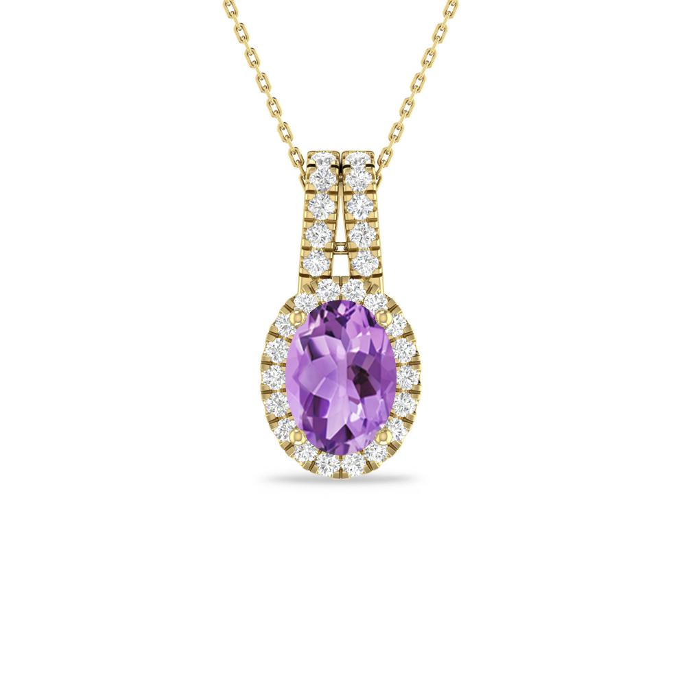 Yellow Gold - Amethyst