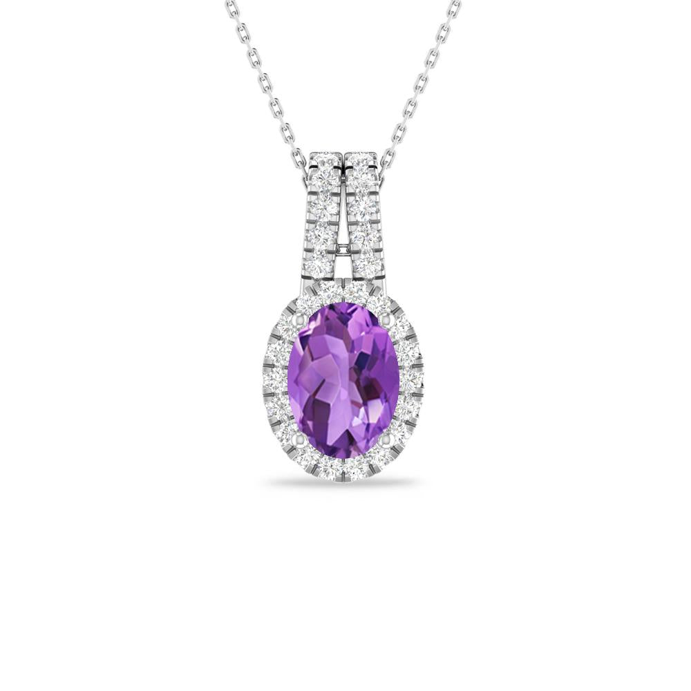 White Gold - Amethyst