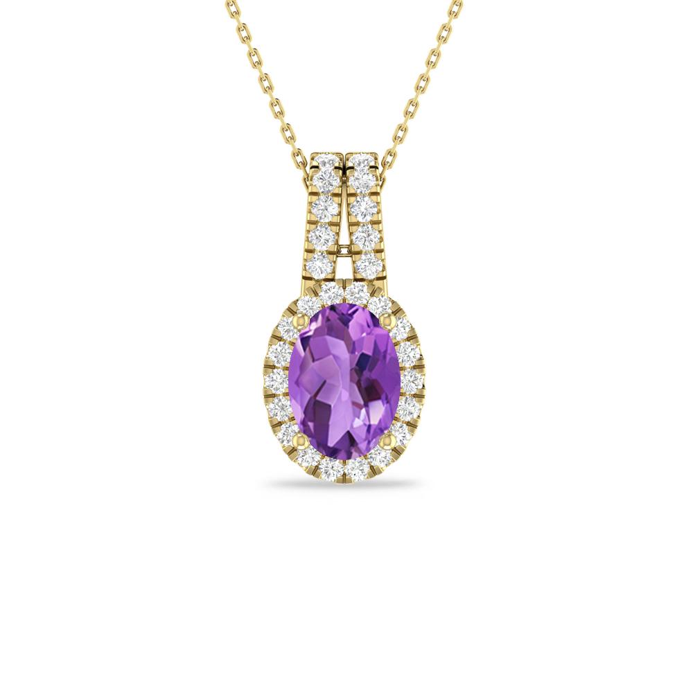 Yellow Gold - Amethyst