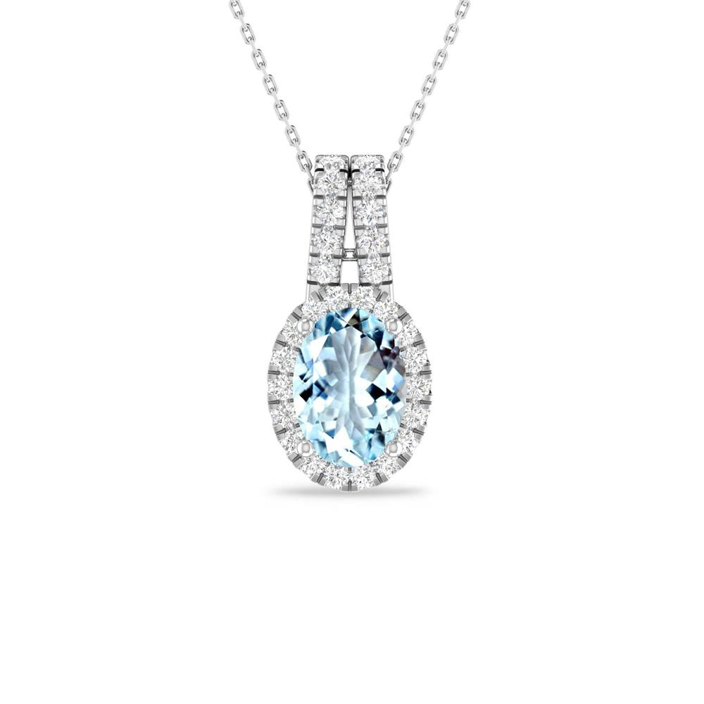 White Gold - Aquamarine