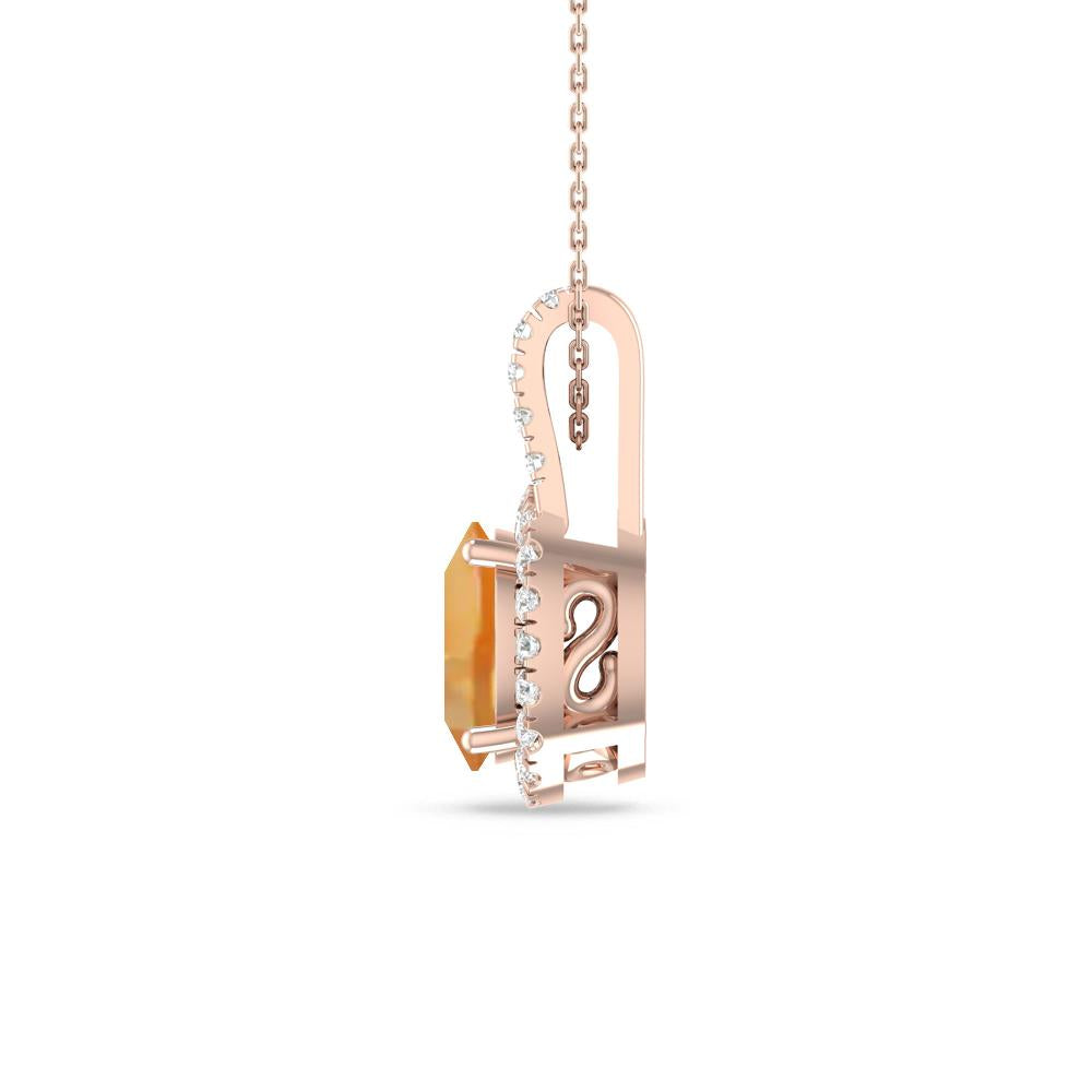 Rose Gold - Citrine