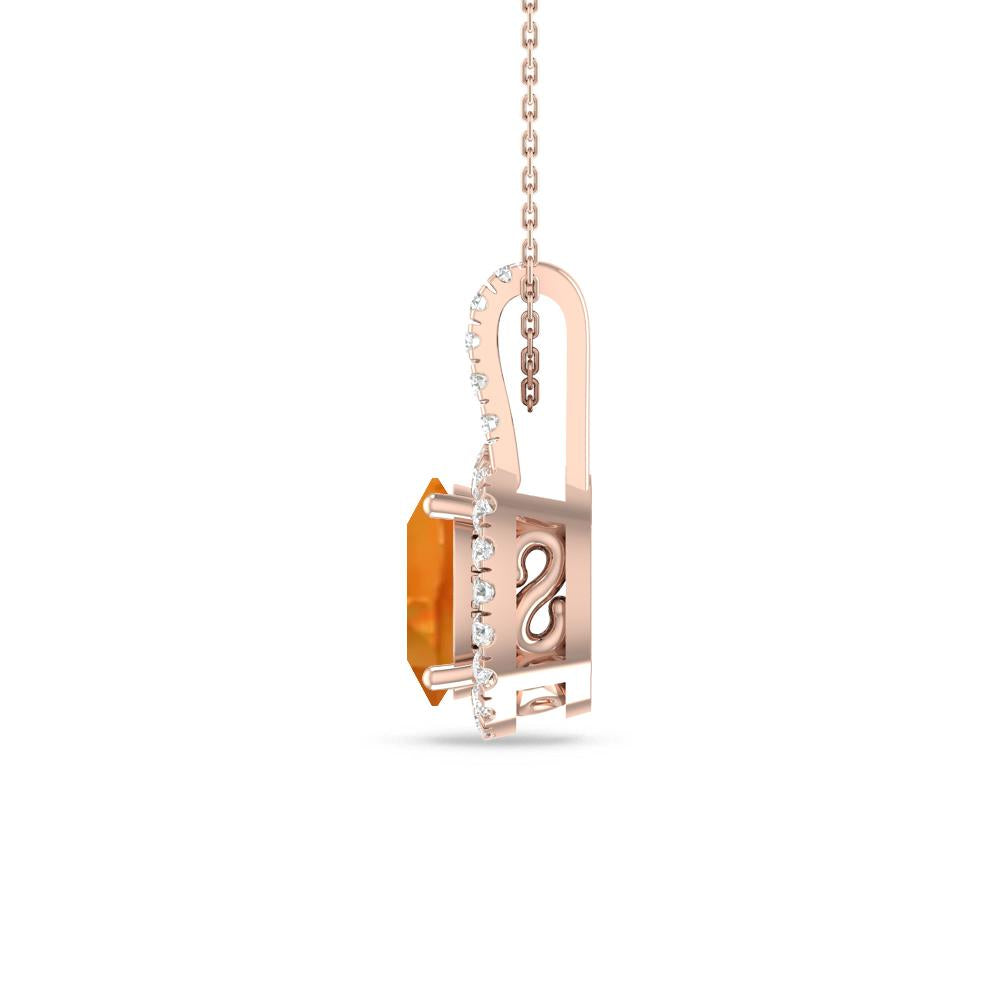Rose Gold - Citrine