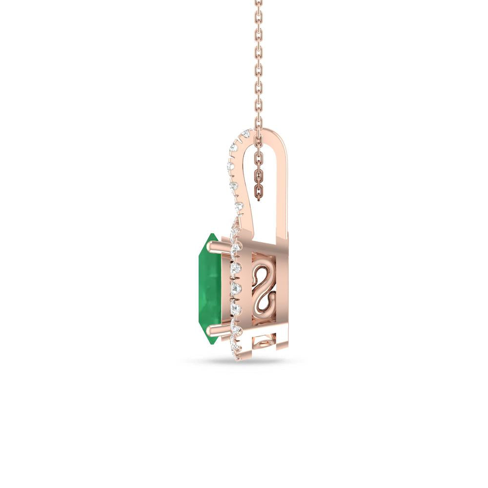 Rose Gold - Emerald