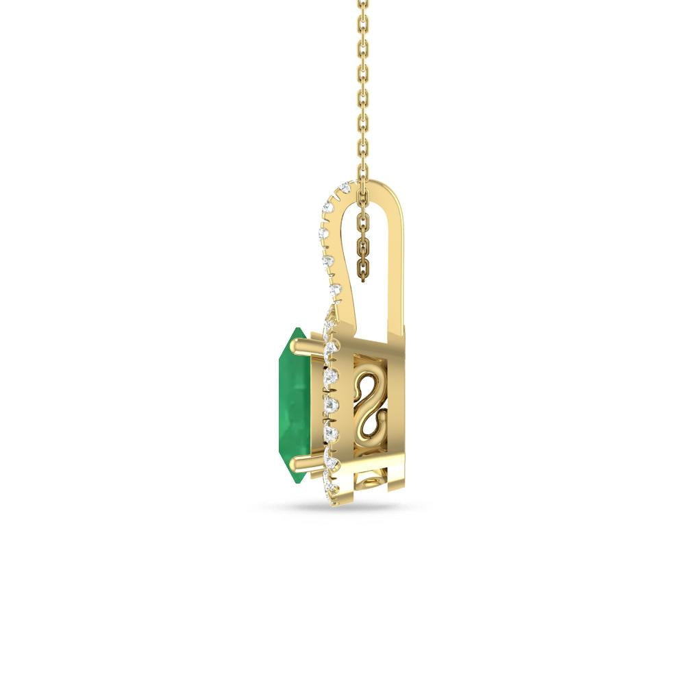 Yellow Gold - Emerald