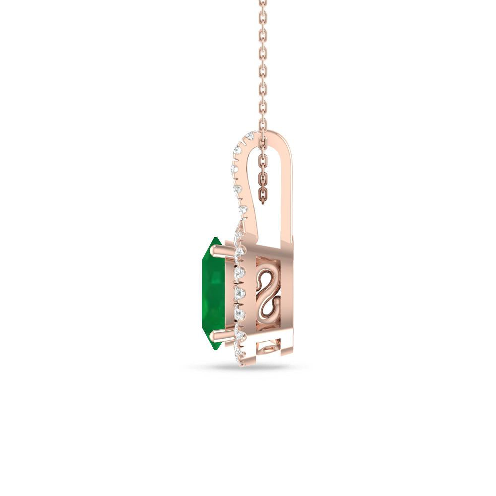 Rose Gold - Emerald