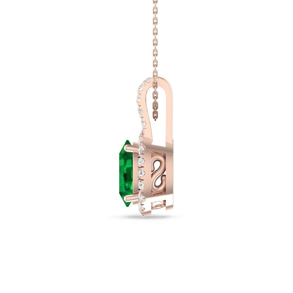 Rose Gold - Emerald