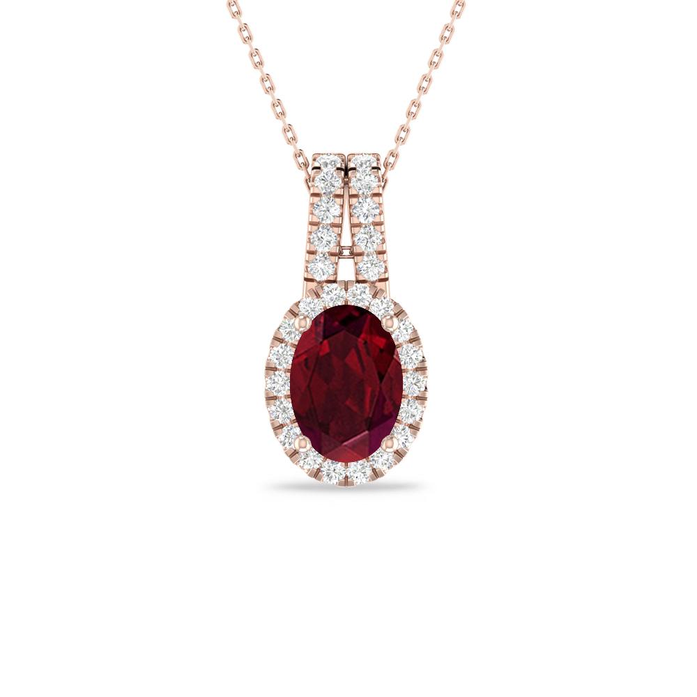 Rose Gold - Garnet