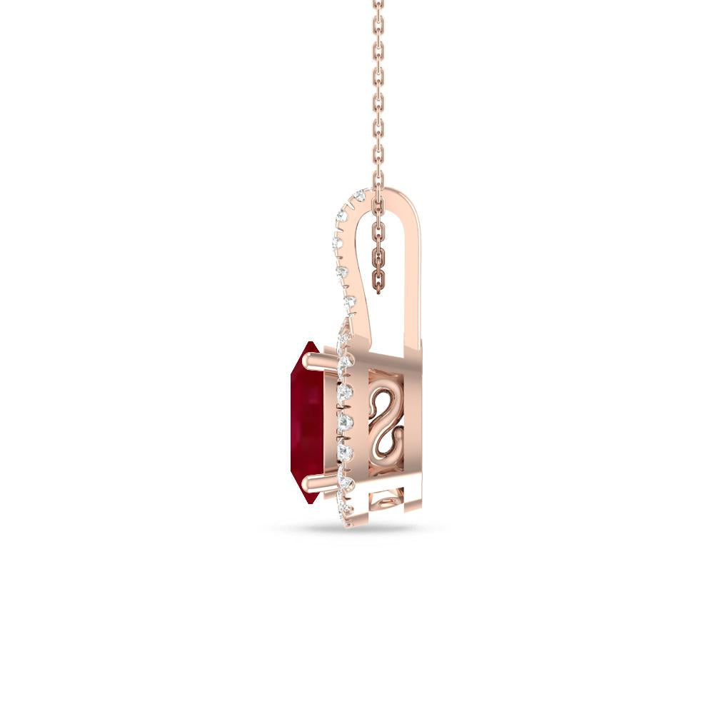 Rose Gold - Garnet