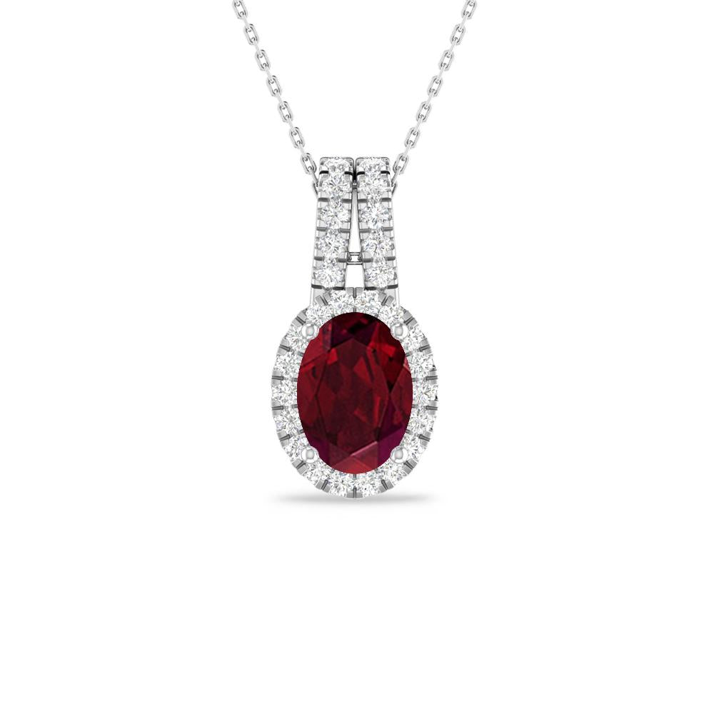 White Gold - Garnet