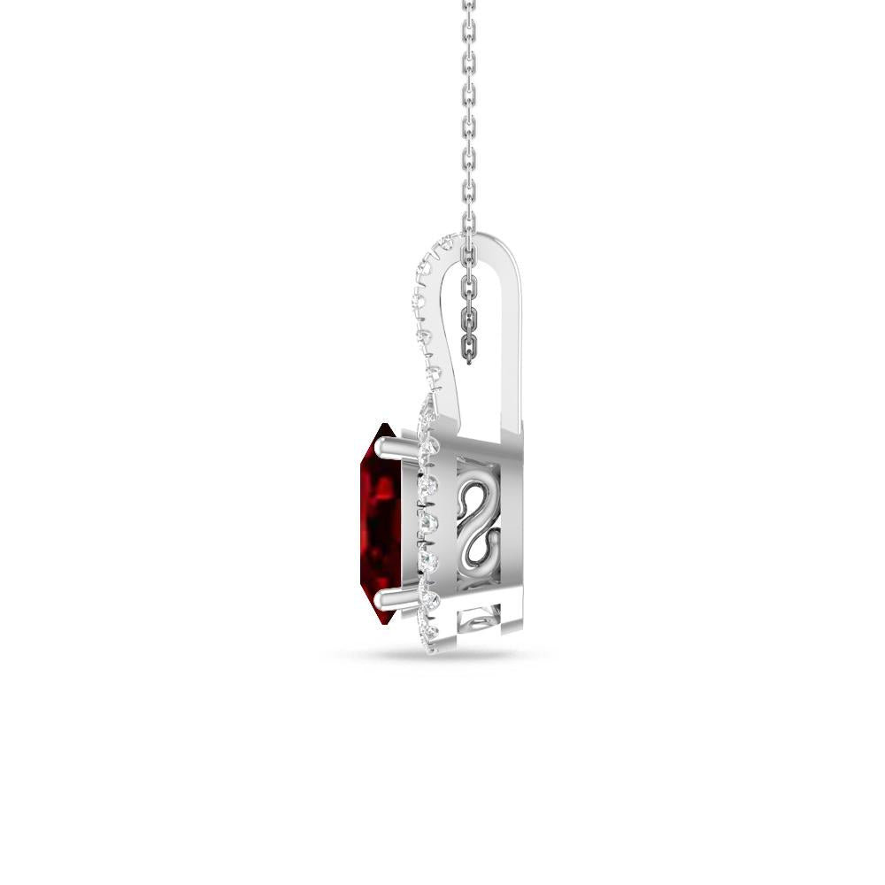 White Gold - Garnet