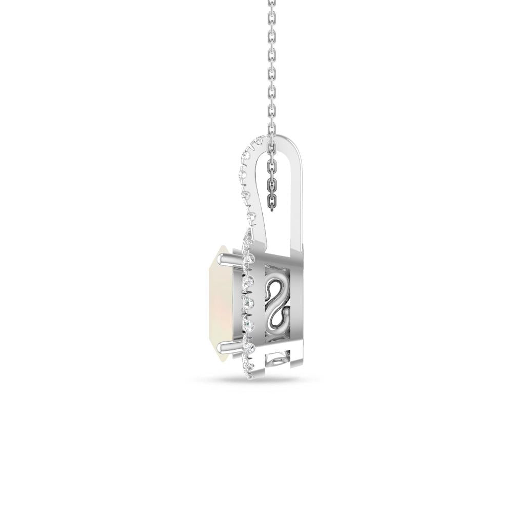 White Gold - Opal