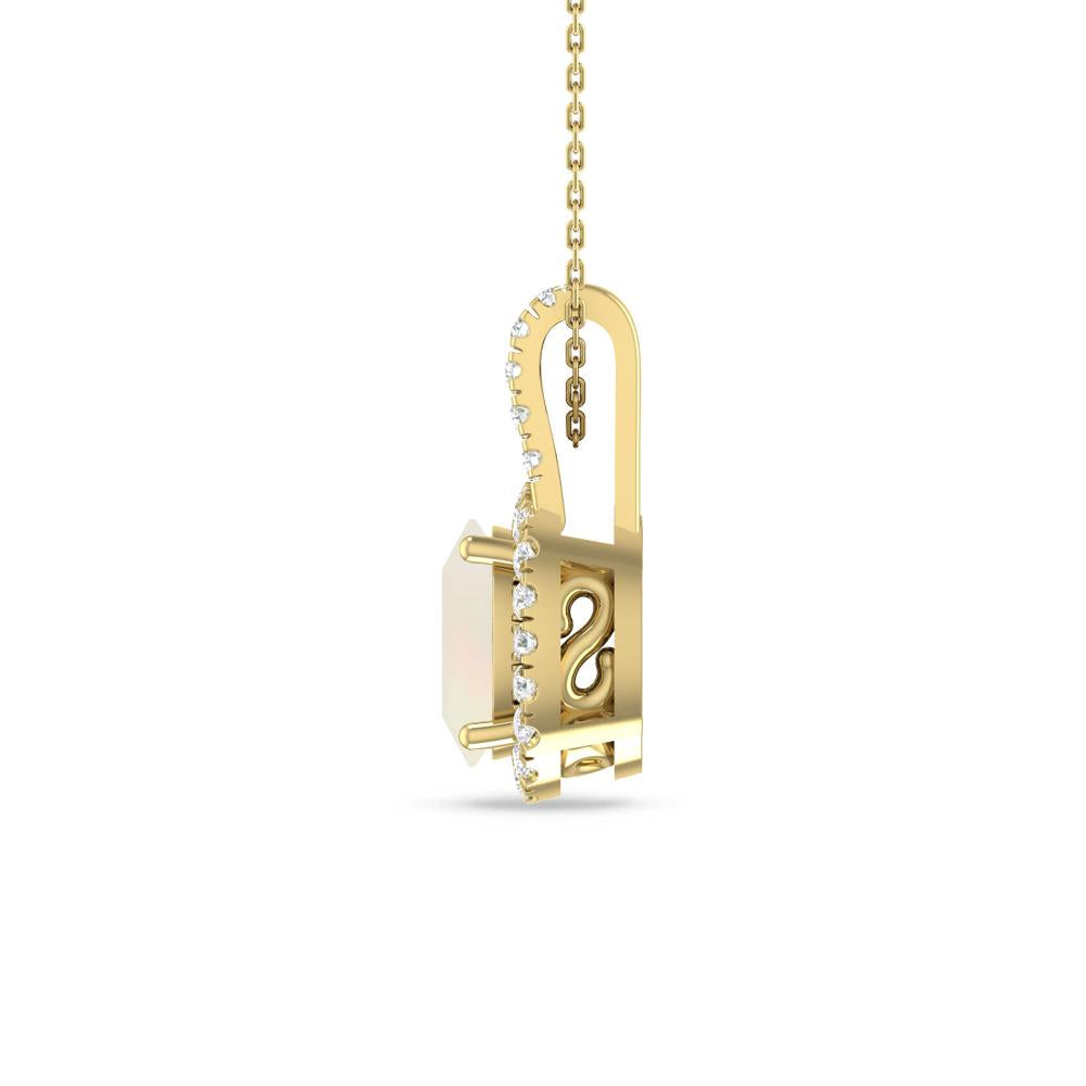 Yellow Gold - Opal