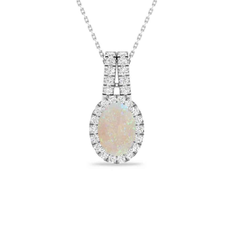 White Gold - Opal