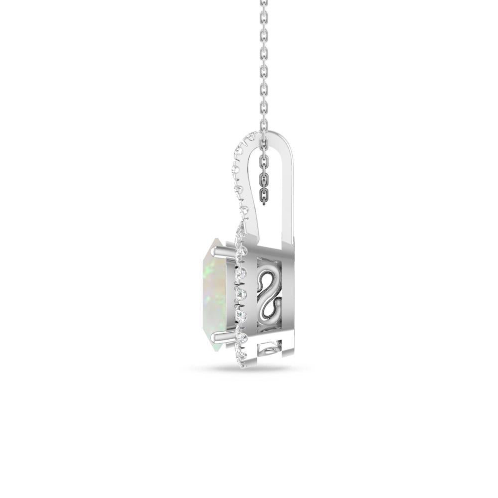 White Gold - Opal
