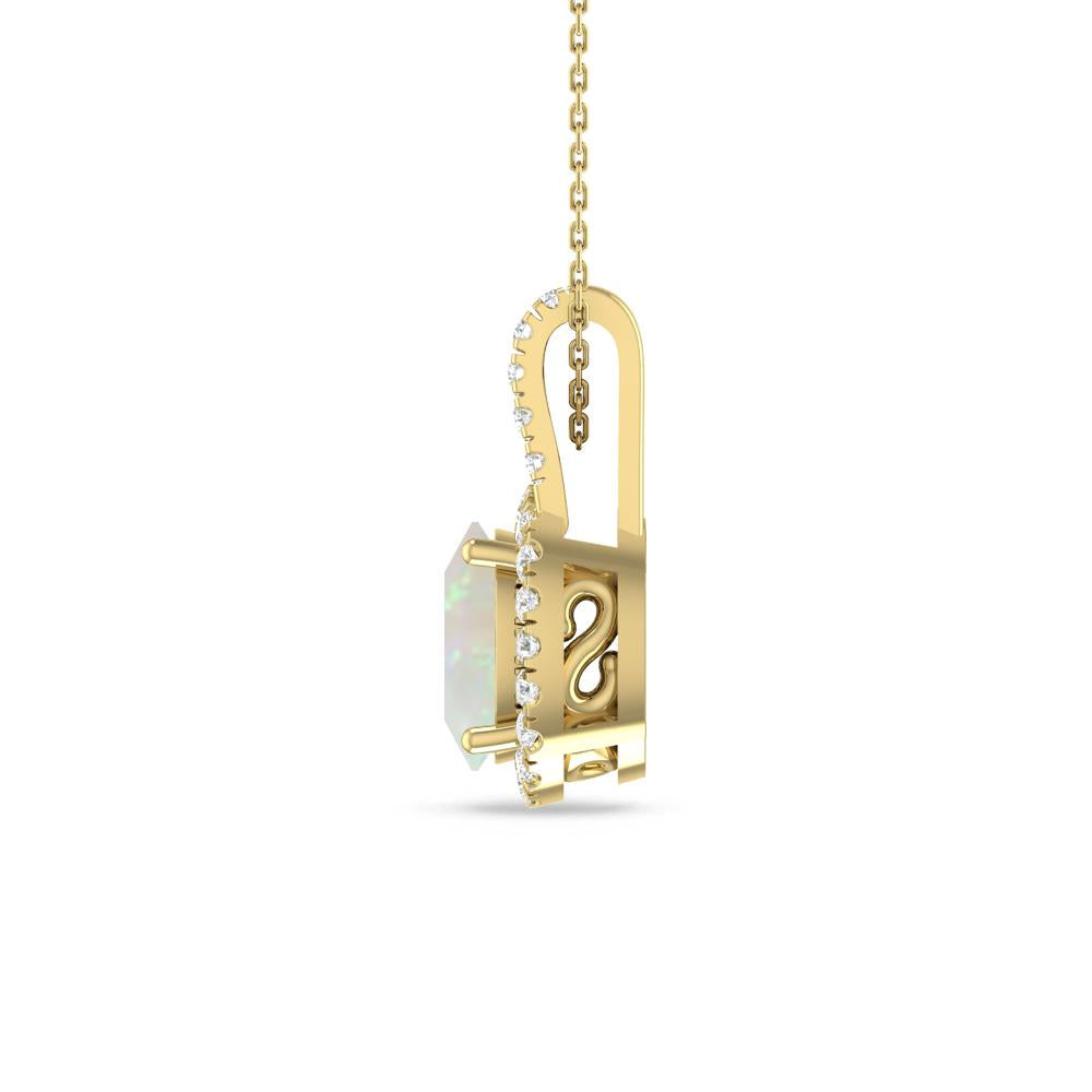 Yellow Gold - Opal