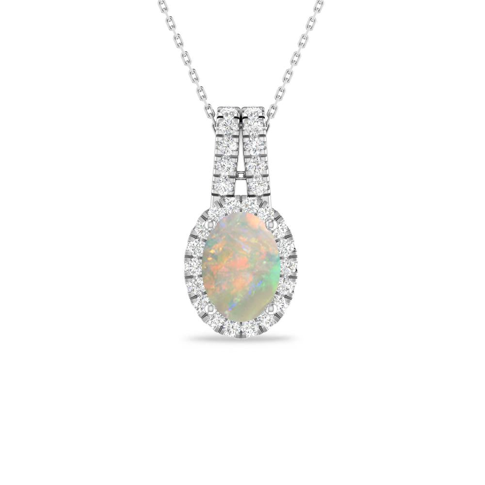 White Gold - Opal