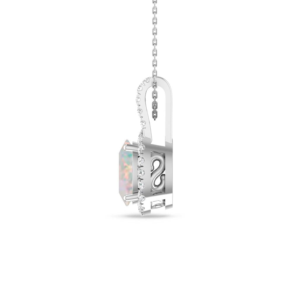White Gold - Opal