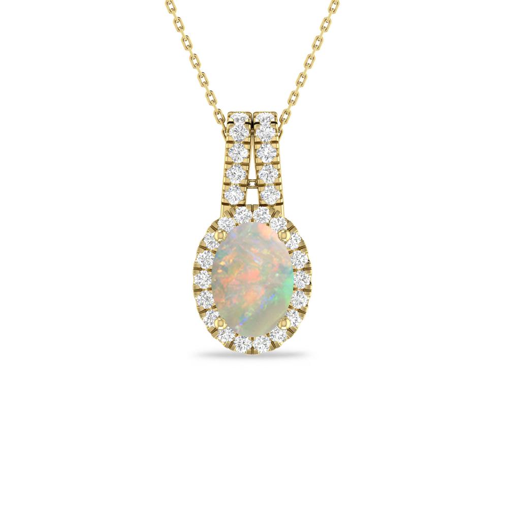Yellow Gold - Opal