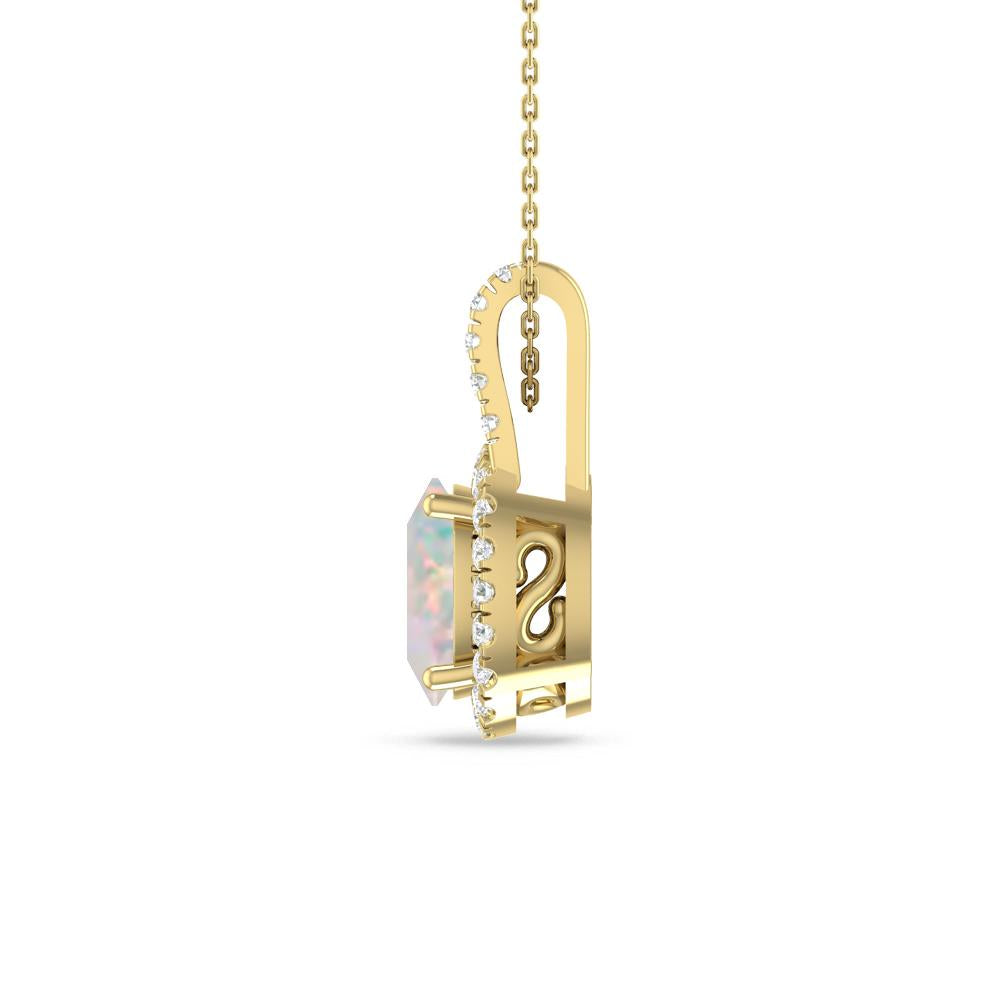 Yellow Gold - Opal