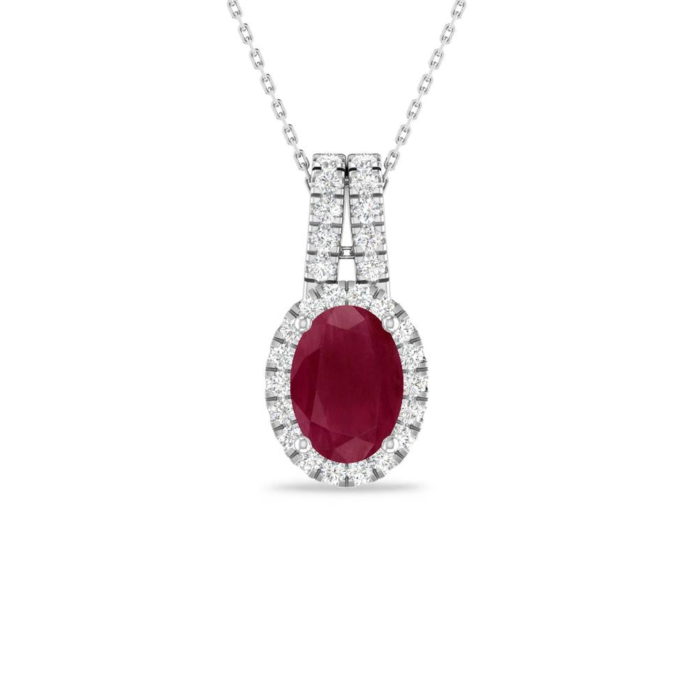 White Gold - Ruby