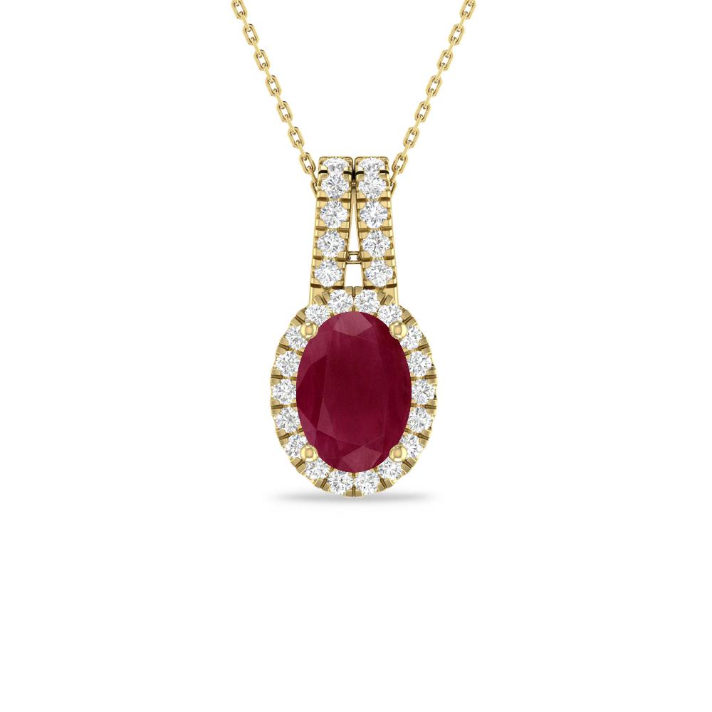 Yellow Gold - Ruby